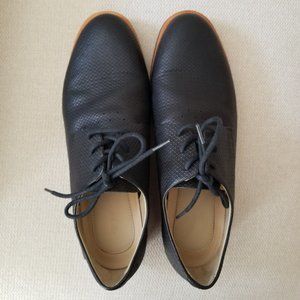 Lacoste Black Women's Oxford/Loafer Shoes